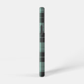 Eenvoudig tartan-patroon in turkooise samsung galaxy hoesje (Rechterkant)