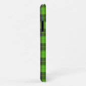 Eenvoudig tartanpatroon in donkergroen Case-Mate iPhone case (Achterkant/rechts)