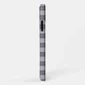 Eenvoudig tartanpatroon in grijs Case-Mate iPhone case (Achterkant/rechts)
