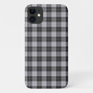 Eenvoudig tartanpatroon in grijs Case-Mate iPhone case
