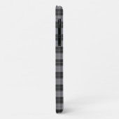 Eenvoudig tartanpatroon in grijs Case-Mate iPhone case (Achterkant/links)