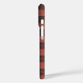 Eenvoudig tartanpatroon in rood Case-Mate iPhone case (Achterkant / Links)