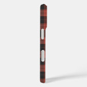 Eenvoudig tartanpatroon in rood Case-Mate iPhone case (Achterkant / Rechts)