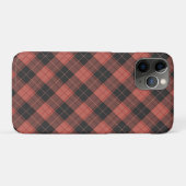 Eenvoudig tartanpatroon in rood Case-Mate iPhone case (Achterkant (horizontaal))