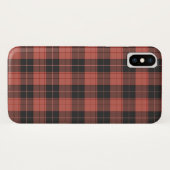 Eenvoudig tartanpatroon in rood Case-Mate iPhone case (Achterkant (horizontaal))