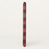 Eenvoudig tartanpatroon in rood Case-Mate iPhone case (Achterkant / rechts)