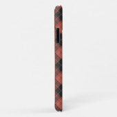 Eenvoudig tartanpatroon in rood Case-Mate iPhone case (Achterkant/rechts)
