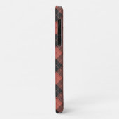 Eenvoudig tartanpatroon in rood Case-Mate iPhone case (Achterkant/links)