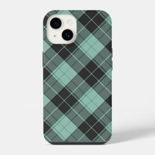 Eenvoudig tartanpatroon in turquoise Case-Mate iPh iPhone 14 Hoesje