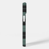 Eenvoudig tartanpatroon in turquoise Case-Mate iPhone case (Achterkant / Rechts)
