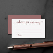 Eenvoudig taupe-advies | Desert Roos Shower Keepsa Informatiekaartje