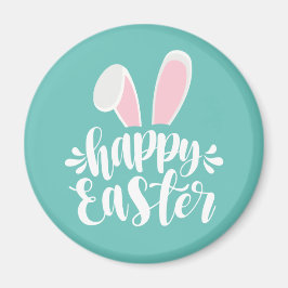 Eenvoudig te betalen bunny Ears Happy Pasen | Magn Magneet