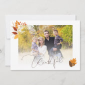 *Eenvoudig te bewerken* | Dankbare vakantie fotoka Kaart (Voorkant)