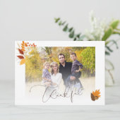 *Eenvoudig te bewerken* | Dankbare vakantie fotoka Kaart (Staand voorkant)