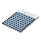 Eenvoudig te doen aangepaste lijngenummerde wit bl notitieblok (Linkerzijde)