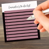 Eenvoudig te doen aangepaste lijngenummerde witte notitieblok