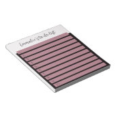 Eenvoudig te doen aangepaste lijngenummerde witte notitieblok (Schuin)