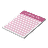 Eenvoudig te doen  gevoerd genummerd roze notitieblok (Linkerzijde)