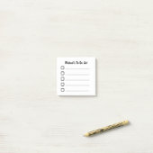 Eenvoudig te doen lijst post-it® notes (Op bureau)
