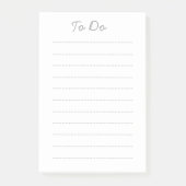 Eenvoudig 'te doen'-pad post-it® notes (Voorkant)