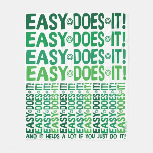 Eenvoudig te gebruiken, griezellenbak, 50 x 60 inc fleece deken (Voorkant)