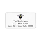 Eenvoudig te lezen  Bumble Bee Retouradres Etiket (Voorkant)