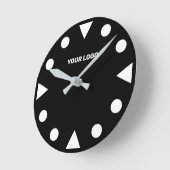 Eenvoudig te lezen kleine eenvoudige klok in de mu (Hoek)