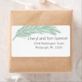 Eenvoudig te lezen minimumaantal retouradressen etiket (Insitu)