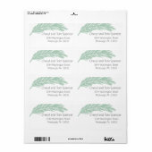 Eenvoudig te lezen minimumaantal retouradressen etiket (Full Sheet)