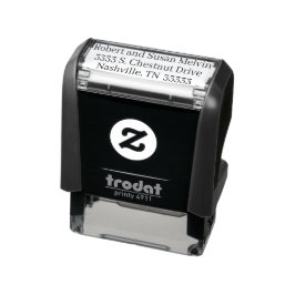 Eenvoudig te lezen retouradres zelfinktende stempel
