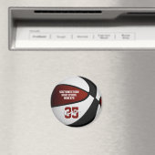 Eenvoudig te personaliseren basketbal geschenken m magneet (Insitu (Vaatwasser))