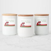 Eenvoudig te personaliseren BBQ Sauce-ontwerp Voedselcontainer Etiket (Flessen)