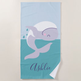 Eenvoudig te plukken walvis strandlaken