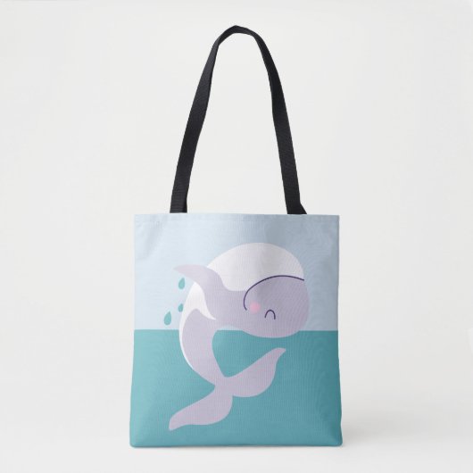 Eenvoudig te plukken walvis tote bag (Voorkant)