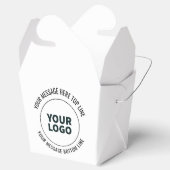 Eenvoudig te vervangen door uw logo of afbeelding bedankdoosjes (Geopend)