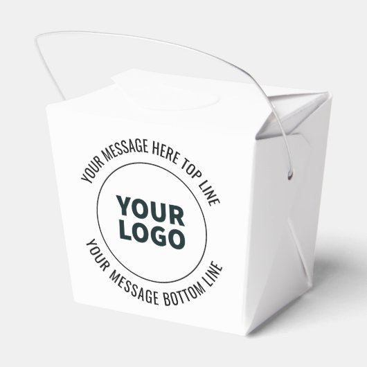 Eenvoudig te vervangen door uw logo of afbeelding bedankdoosjes (Achterkant)