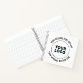 Eenvoudig te vervangen door uw logo of afbeelding notitieboek (Binnen)