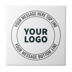 Eenvoudig te vervangen door uw logo of afbeelding tegeltje