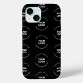 Eenvoudig te vervangen Logo & bewerkbaar tekstpatr Case-Mate iPhone Case (Achterkant)