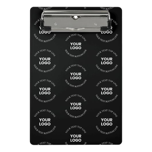 Eenvoudig te vervangen Logo & bewerkbaar tekstpatr Mini Klembord (Voorkant)
