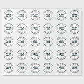 Eenvoudig te vervangen met uw Logo of Afbeelding Cadeaupapier (Vlak)