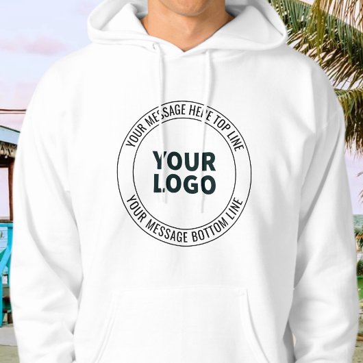 Eenvoudig te vervangen met uw Logo of Afbeelding Hoodie