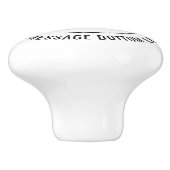 Eenvoudig te vervangen met uw Logo of Afbeelding Keramische Knop (Zijkant)