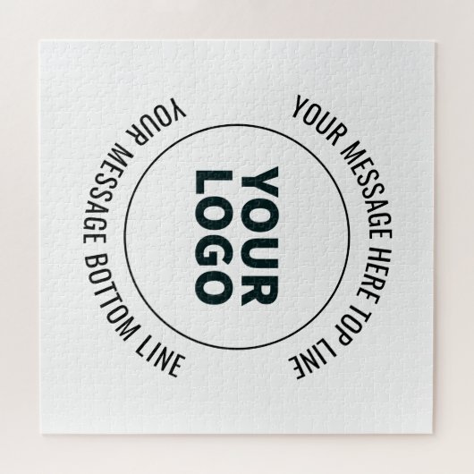 Eenvoudig te vervangen met uw Logo of Afbeelding Legpuzzel (Horizontaal)