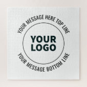 Eenvoudig te vervangen met uw Logo of Afbeelding Legpuzzel (Verticaal)