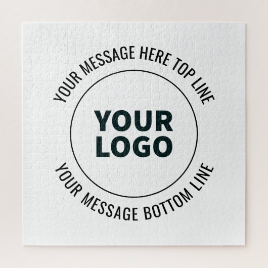 Eenvoudig te vervangen met uw Logo of Afbeelding Legpuzzel (Verticaal)