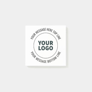 Eenvoudig te vervangen met uw Logo of Afbeelding Post-it® Notes