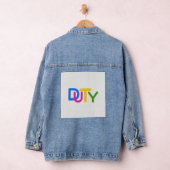 Eenvoudig tekstontwerp denim jacket (Hangar)