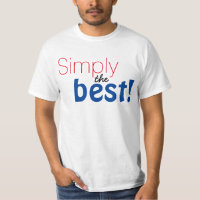 Eenvoudig tekstontwerp "Eenvoudig het beste!"