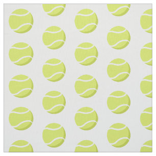 Eenvoudig tennisballen sportpatroon stof